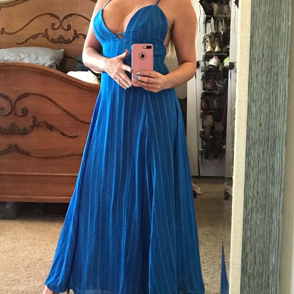 Long Blue dress